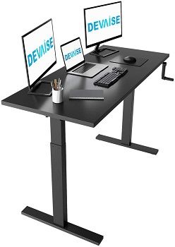 DEVAISE 55 Adjustable Height Sit To Stand Up Desk review