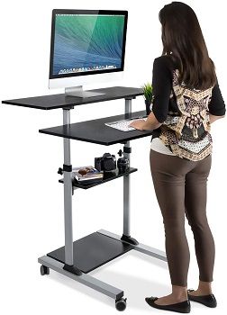 Mount-It! Wide Mobile Stand Up Desk review
