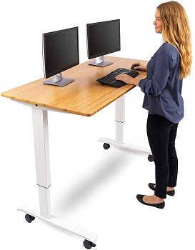 S Stand Up Desk Store 60 Bamboo Crank Stand Up Desk review
