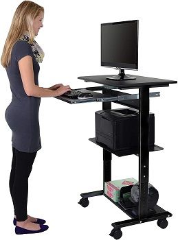 S Stand Up Desk Store Mobile Stand Up Workstation