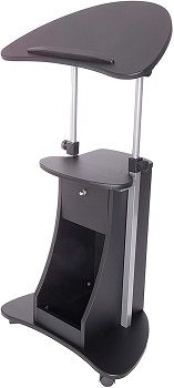 Techni Mobili Sit-To-Stand Mobile Computer Cart