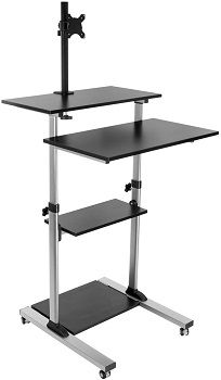 Mount-It! Mobile Stand Up Desk