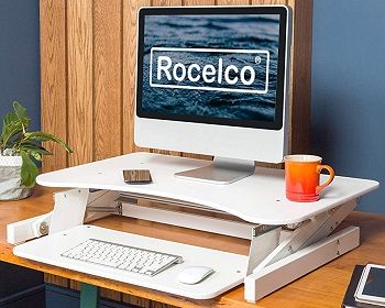 Rocelco 32” Height Adjustable Standing Desk Converter review