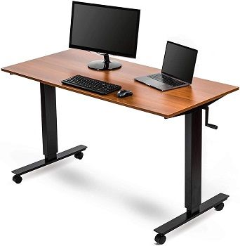  S Stand Up Desk Store Crank Adjustable Height Standing Desk