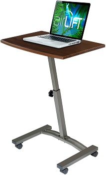 Seville Classics Height Adjustable Mobile Laptop Desk