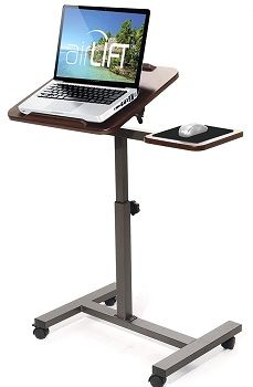 Seville Classics Tilting Sit-Stand Laptop Desk
