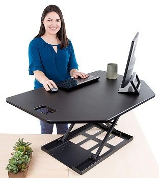 Stand Steady X-Elite Pro Corner Standing Desk Converter