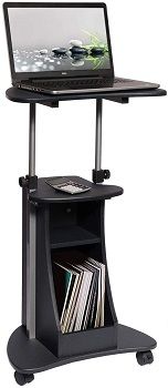 Techni Mobili Sit-to-Stand Rolling Laptop Cart