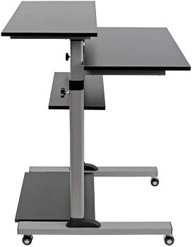 Best 5 Adjustable Stand-Up Desks On Wheels In 2021 Reviews Portable Workstation On Wheels