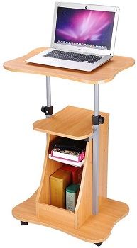 Yescom Adjustable Height Rolling Mobile Stand