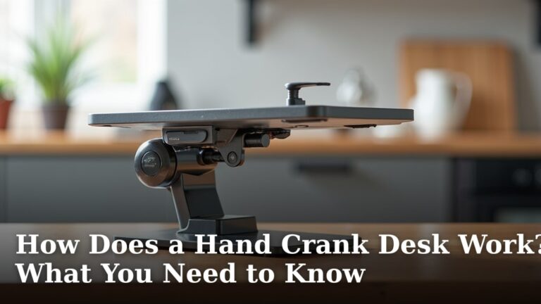 How Does a Hand Crank Desk Work? What You Need to Know