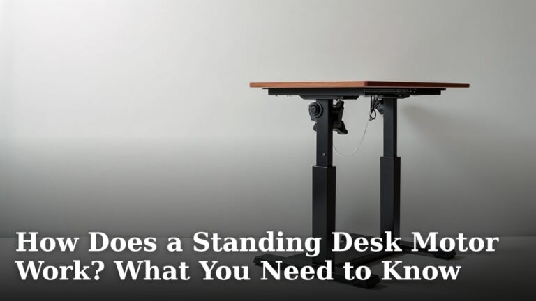 How Does a Standing Desk Motor Work? What You Need to Know