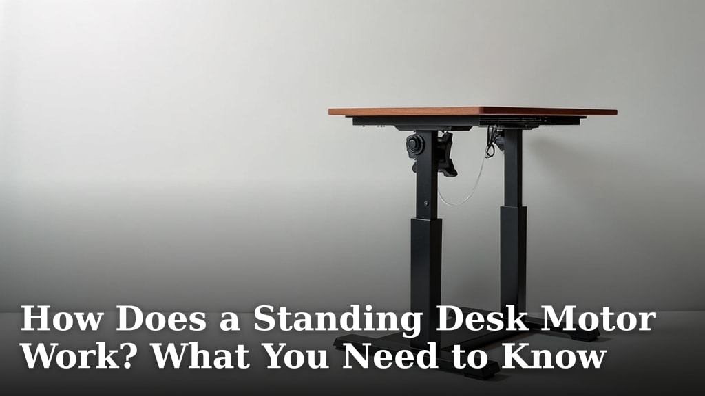 How Does a Standing Desk Motor Work? What You Need to Know