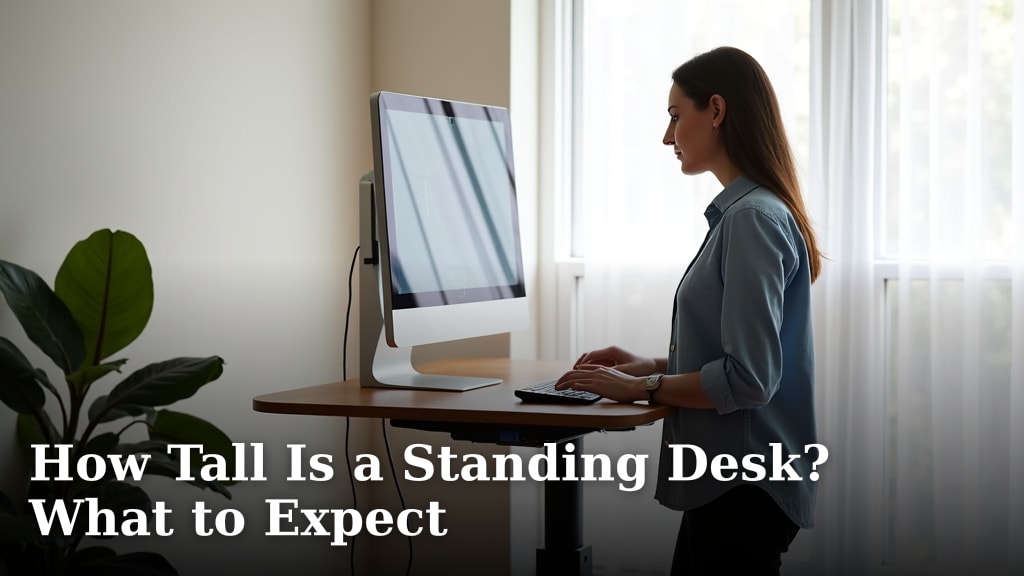 How Tall Is a Standing Desk? What to Expect