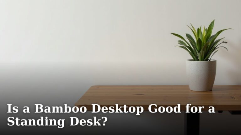 Is a Bamboo Desktop Good for a Standing Desk?