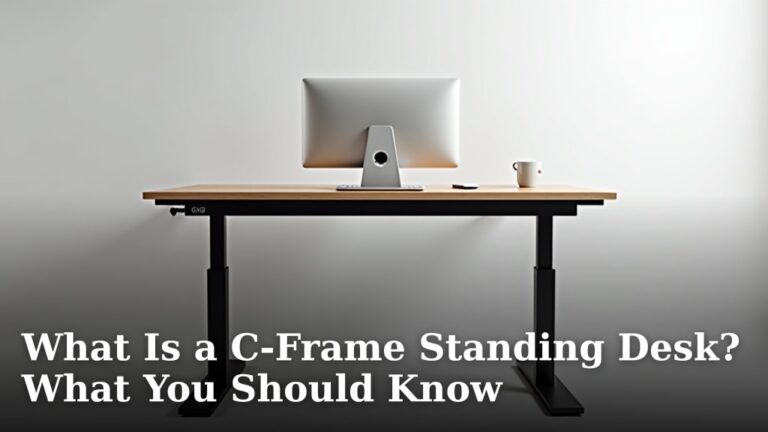What Is a C-Frame Standing Desk? What You Should Know