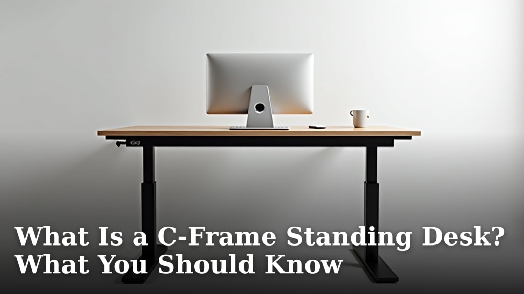 What Is a C-Frame Standing Desk? What You Should Know