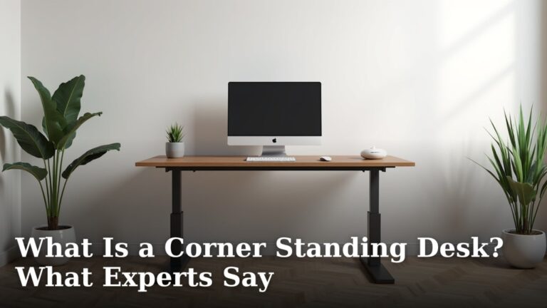What Is a Corner Standing Desk? What Experts Say