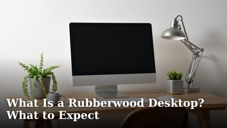 What Is a Rubberwood Desktop? What to Expect