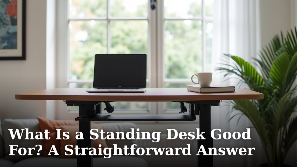 What Is a Standing Desk Good For? A Straightforward Answer