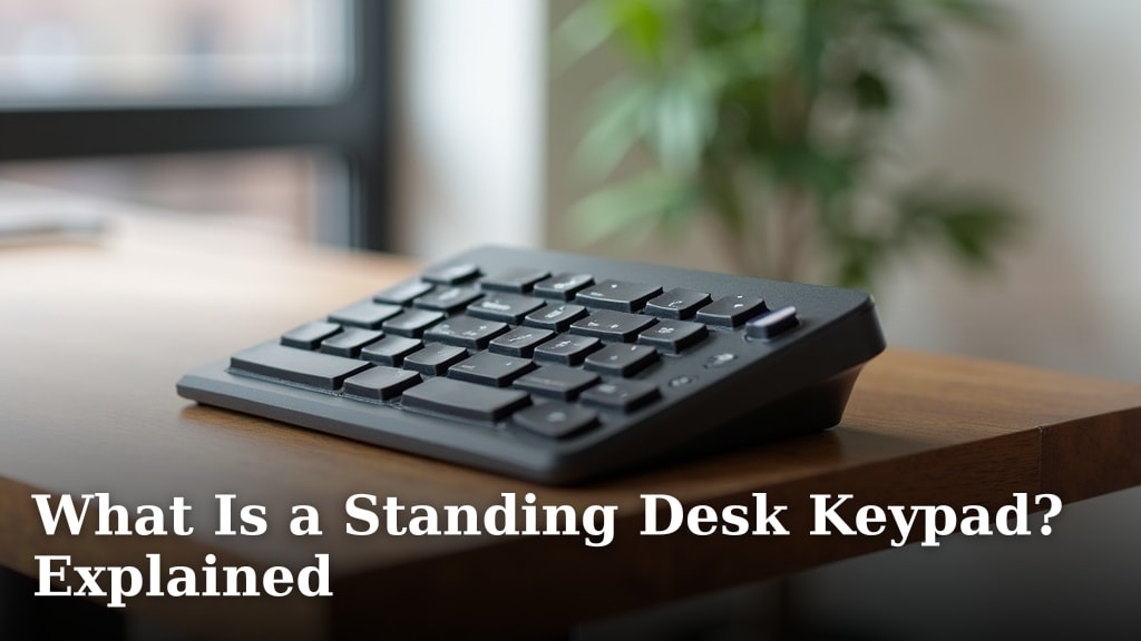 What Is a Standing Desk Keypad? Explained