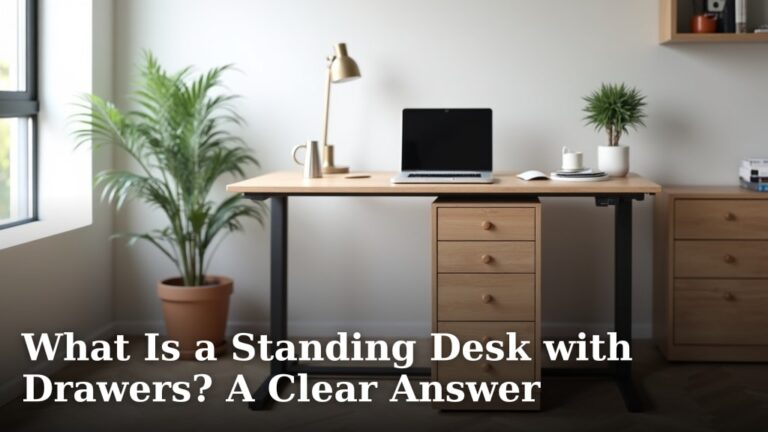 What Is a Standing Desk with Drawers? A Clear Answer