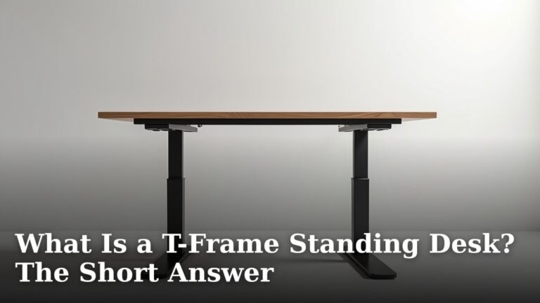 What Is a T-Frame Standing Desk? The Short Answer