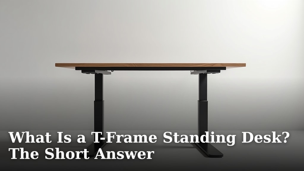 What Is a T-Frame Standing Desk? The Short Answer