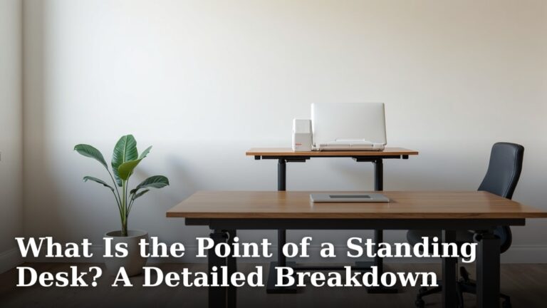 What Is the Point of a Standing Desk? A Detailed Breakdown