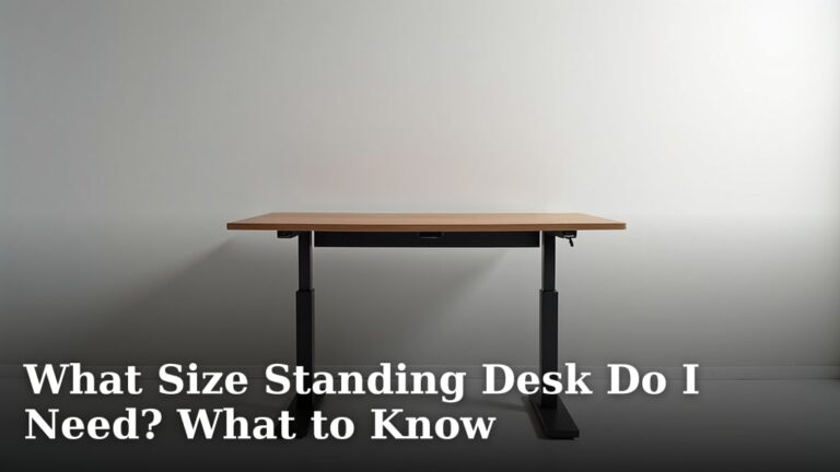 What Size Standing Desk Do I Need? What to Know