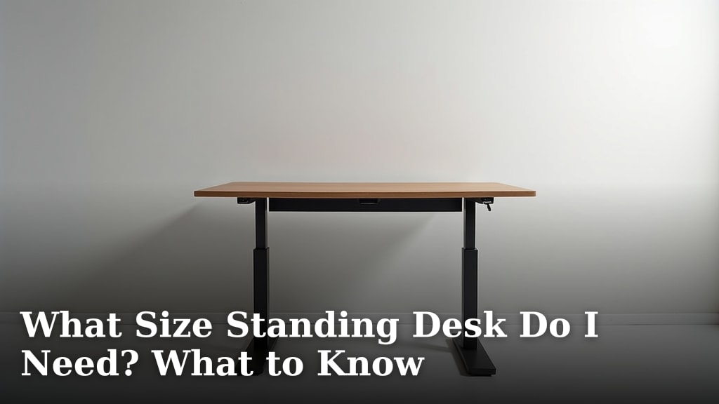 What Size Standing Desk Do I Need? What to Know