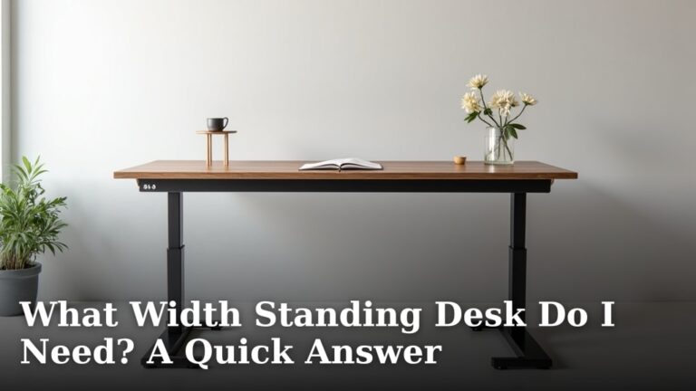 What Width Standing Desk Do I Need? A Quick Answer