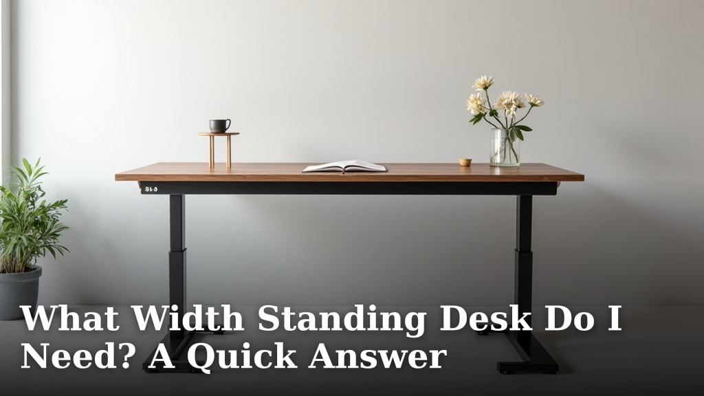 What Width Standing Desk Do I Need? A Quick Answer